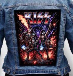 Kiss 5 - Photo Quality Printed Back Patch
