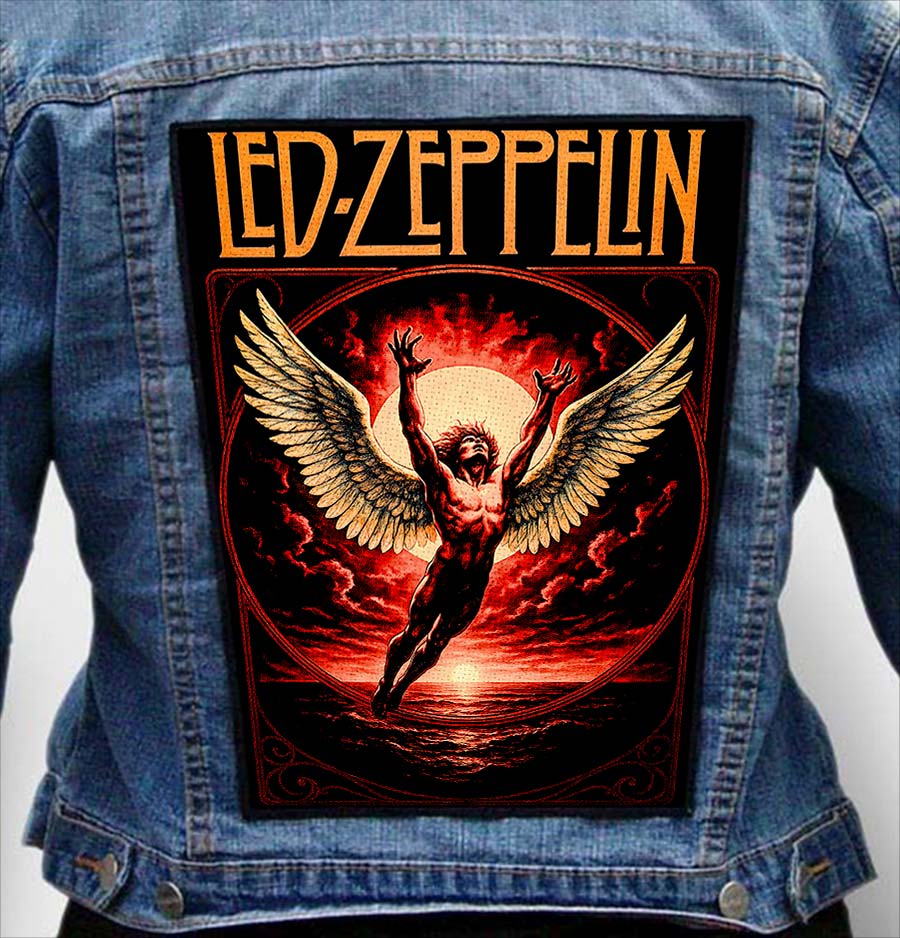 Led Zeppelin 25 - Photo Quality Printed Back Patch
