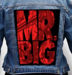 MR BIG 1 1 - Photo Quality Printed Back Patch