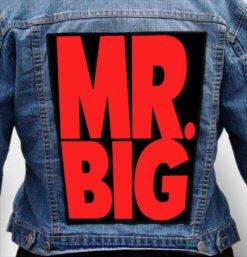 MR BIG 1 2 - Photo Quality Printed Back Patch