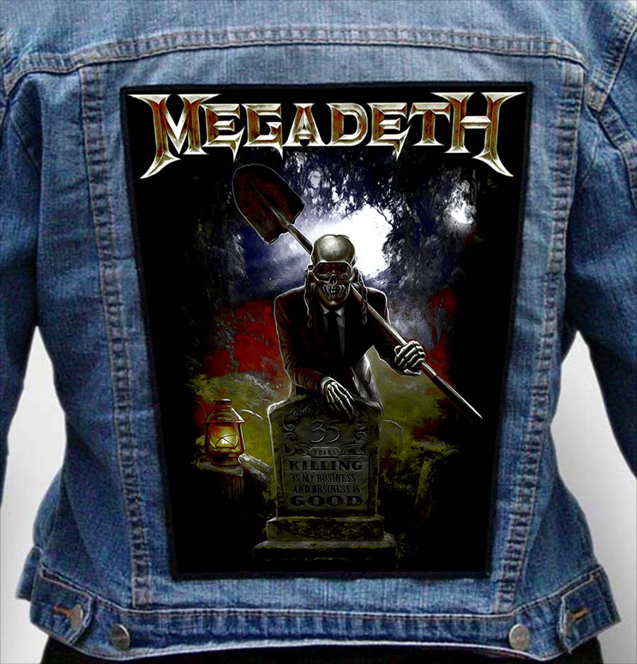 Megadeth 216 - Photo Quality Printed Back Patch