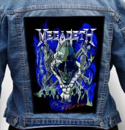 Megadeth 218 - Photo Quality Printed Back Patch