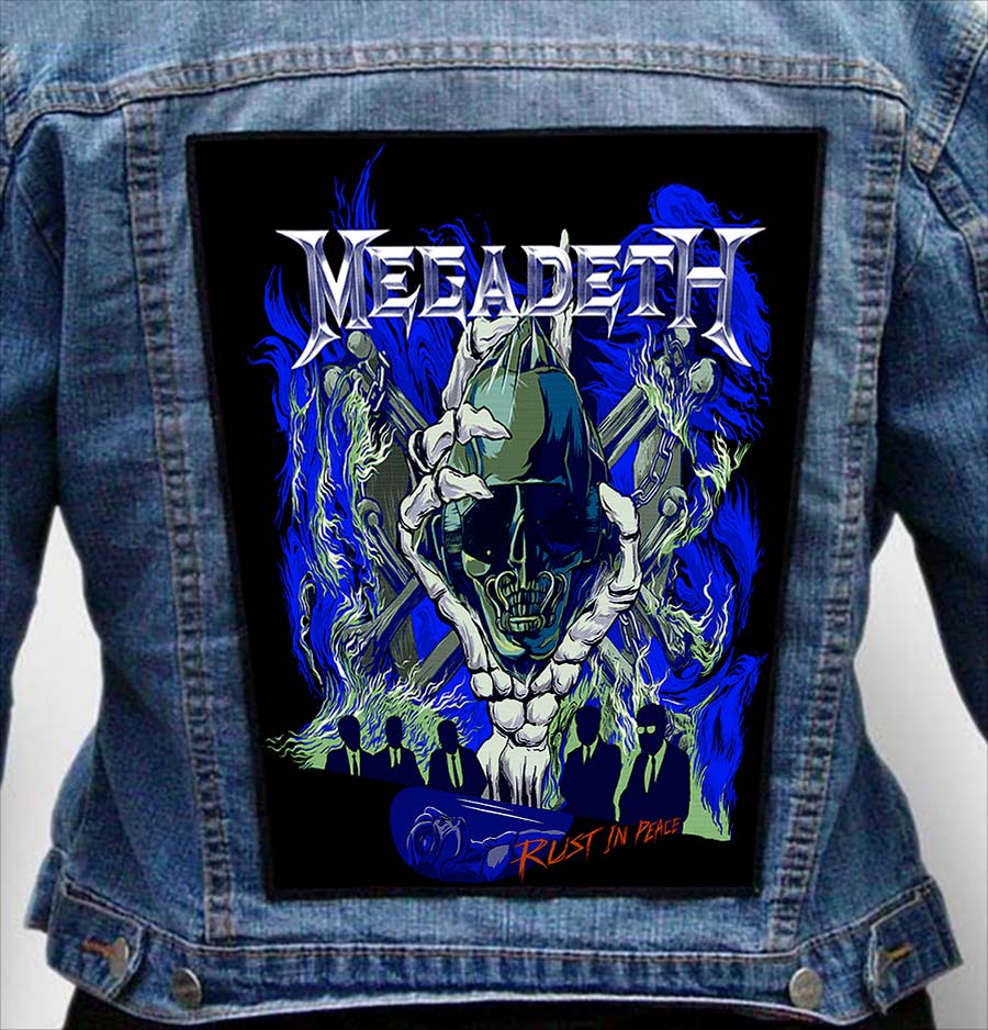 Megadeth 218 - Photo Quality Printed Back Patch