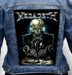 Megadeth 45 - Photo Quality Printed Back Patch