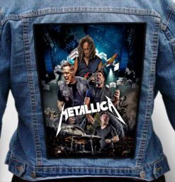 Metallica 45 - Photo Quality Printed Back Patch