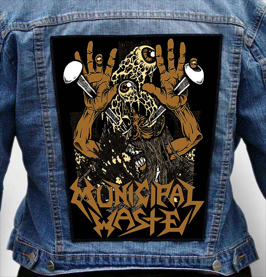 Municipal Waste 98 - Photo Quality Printed Back Patch