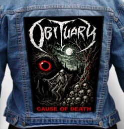 Obituary 57 - Photo Quality Printed Back Patch