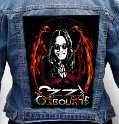 Ozzy Ozbourne 100 - Photo Quality Printed Back Patch