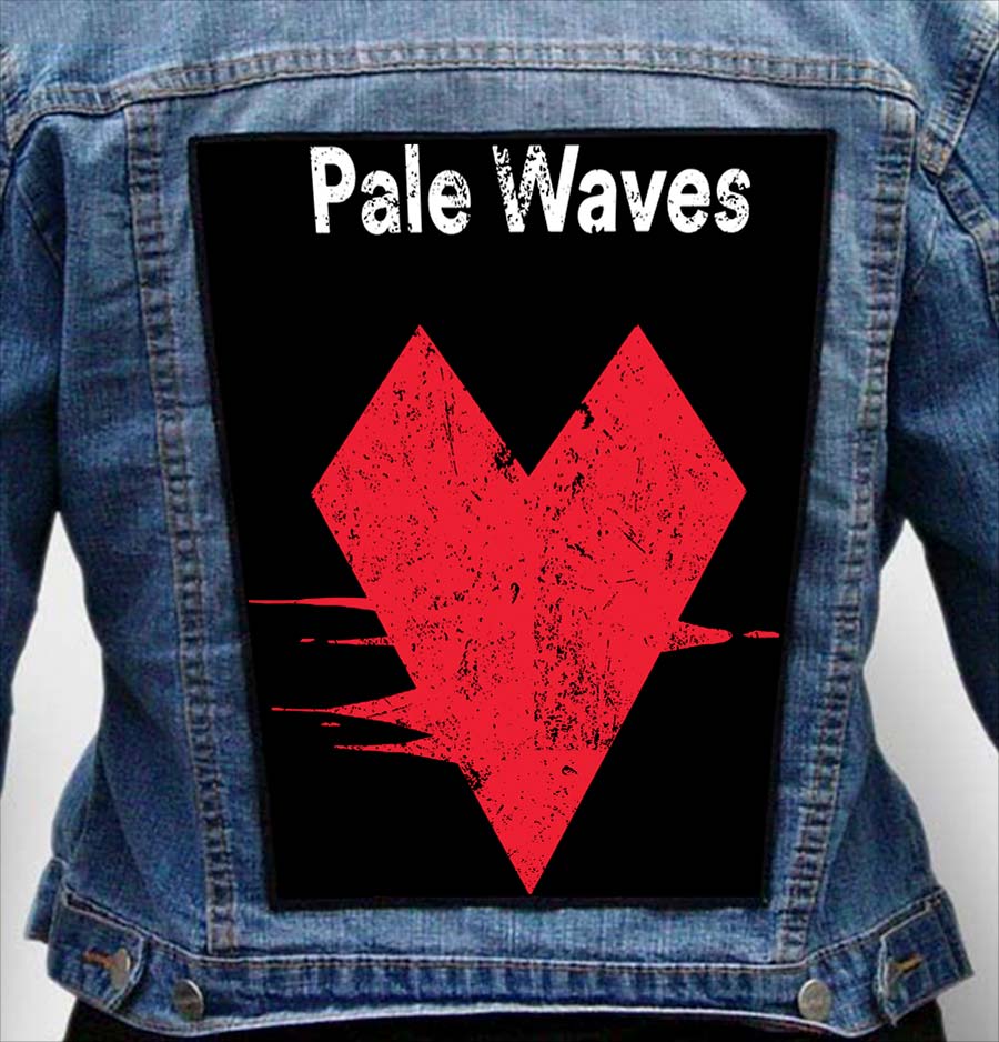 PALE WAVES 10 - Photo Quality Printed Back Patch