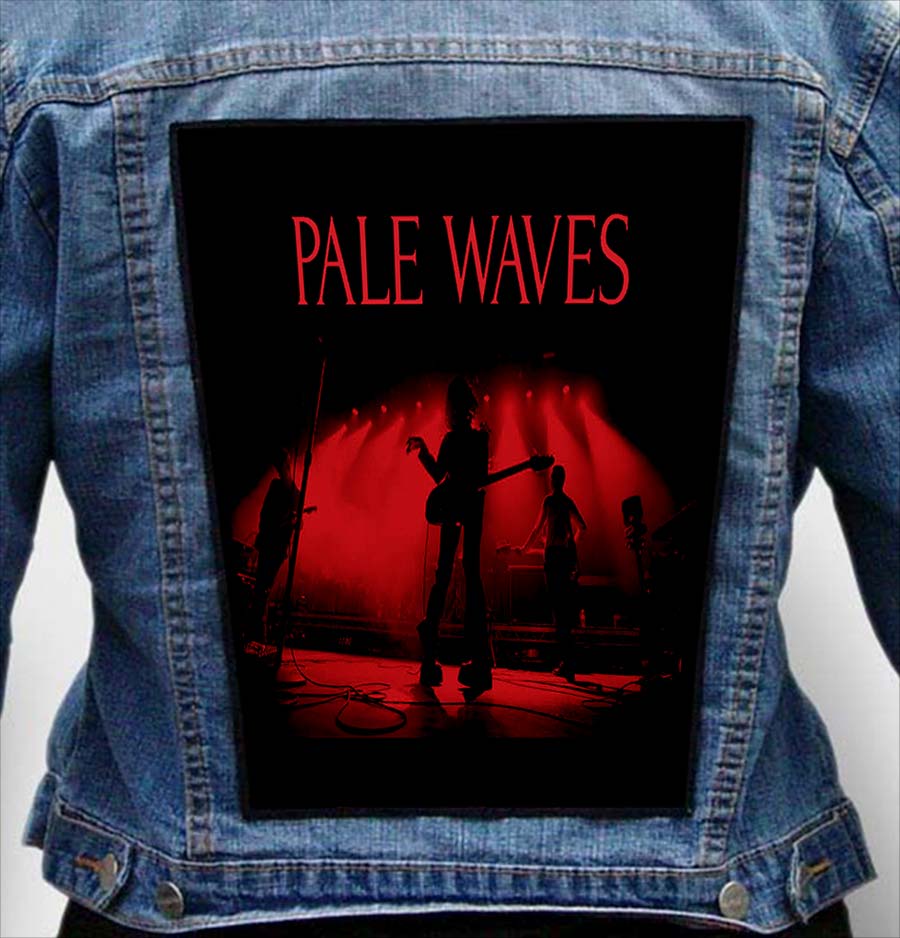 PALE WAVES 11 - Photo Quality Printed Back Patch