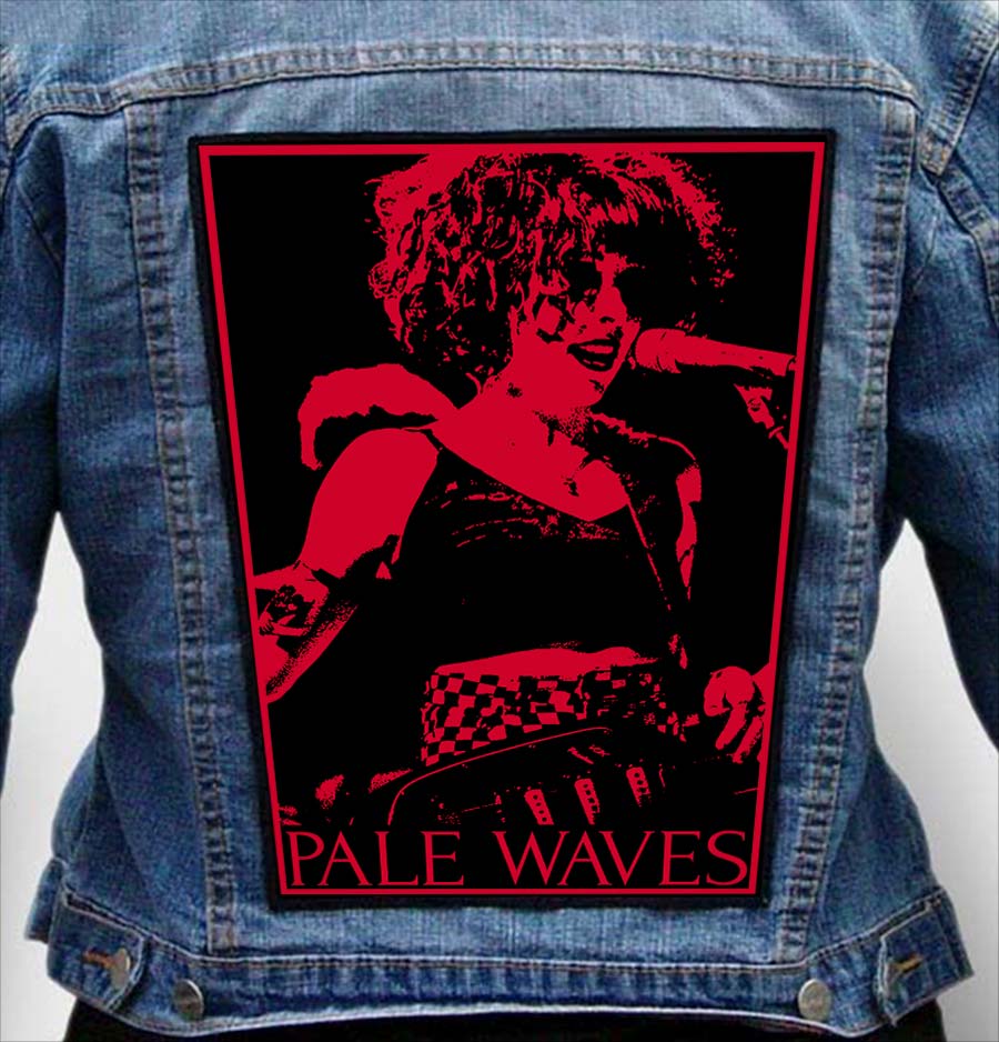 PALE WAVES 12 - Photo Quality Printed Back Patch