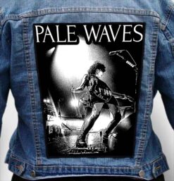 PALE WAVES 13 - Photo Quality Printed Back Patch