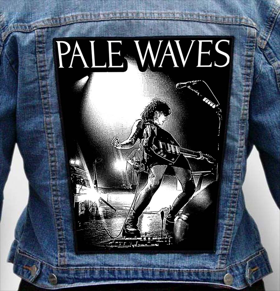 PALE WAVES 13 - Photo Quality Printed Back Patch