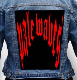 PALE WAVES 15 - Photo Quality Printed Back Patch