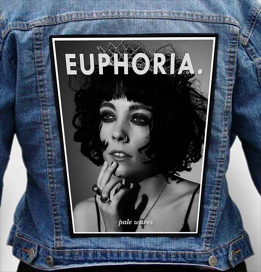 PALE WAVES 8 - Photo Quality Printed Back Patch
