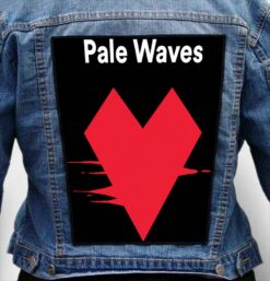 PALE WAVES 9 - Photo Quality Printed Back Patch