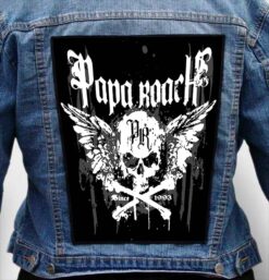 Papa Roach 9 - Photo Quality Printed Back Patch