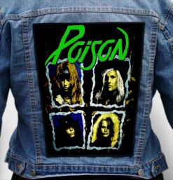 Poison 93 - Photo Quality Printed Back Patch