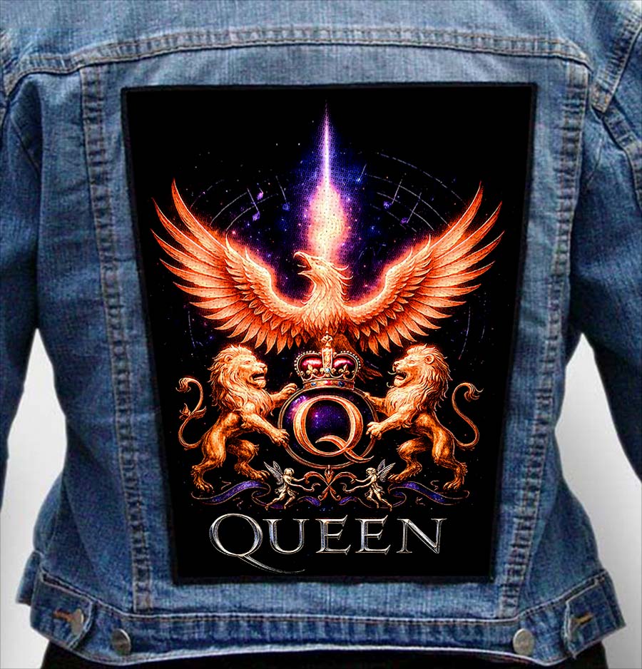 Queen 9 - Photo Quality Printed Back Patch