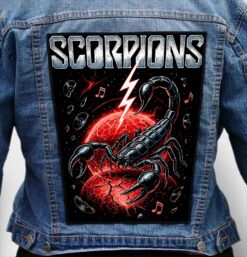 Scorpions 8 - Photo Quality Printed Back Patch