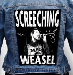 Screeching Weasel 5 - Photo Quality Printed Back Patch