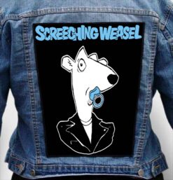 Screeching Weasel 7 - Photo Quality Printed Back Patch