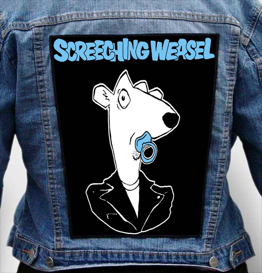Screeching Weasel 7 - Photo Quality Printed Back Patch