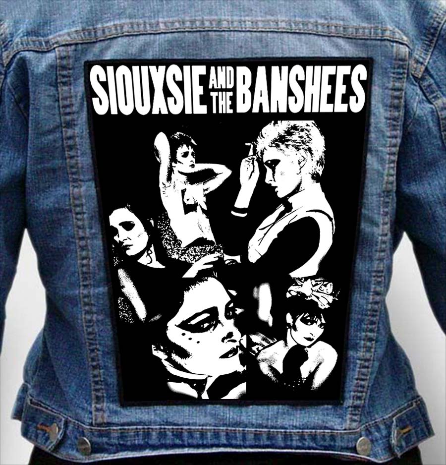 Siouxsie and The Banshees 9 - Photo Quality Printed Back Patch