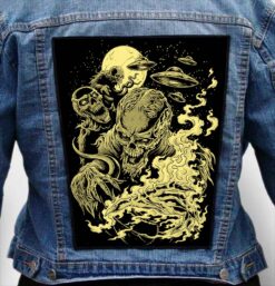 Skull 178 - Photo Quality Printed Back Patch