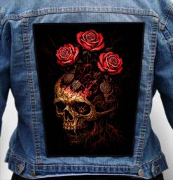 Skull 55 - Photo Quality Printed Back Patch