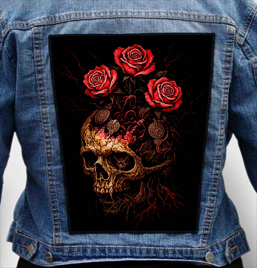 Skull 55 - Photo Quality Printed Back Patch