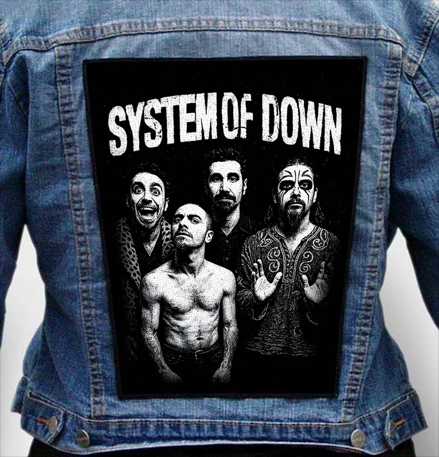 System of A Down 32 - Photo Quality Printed Back Patch