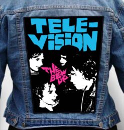 TELEVISION BAND 12 - Photo Quality Printed Back Patch