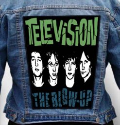 TELEVISION BAND 3 - Photo Quality Printed Back Patch