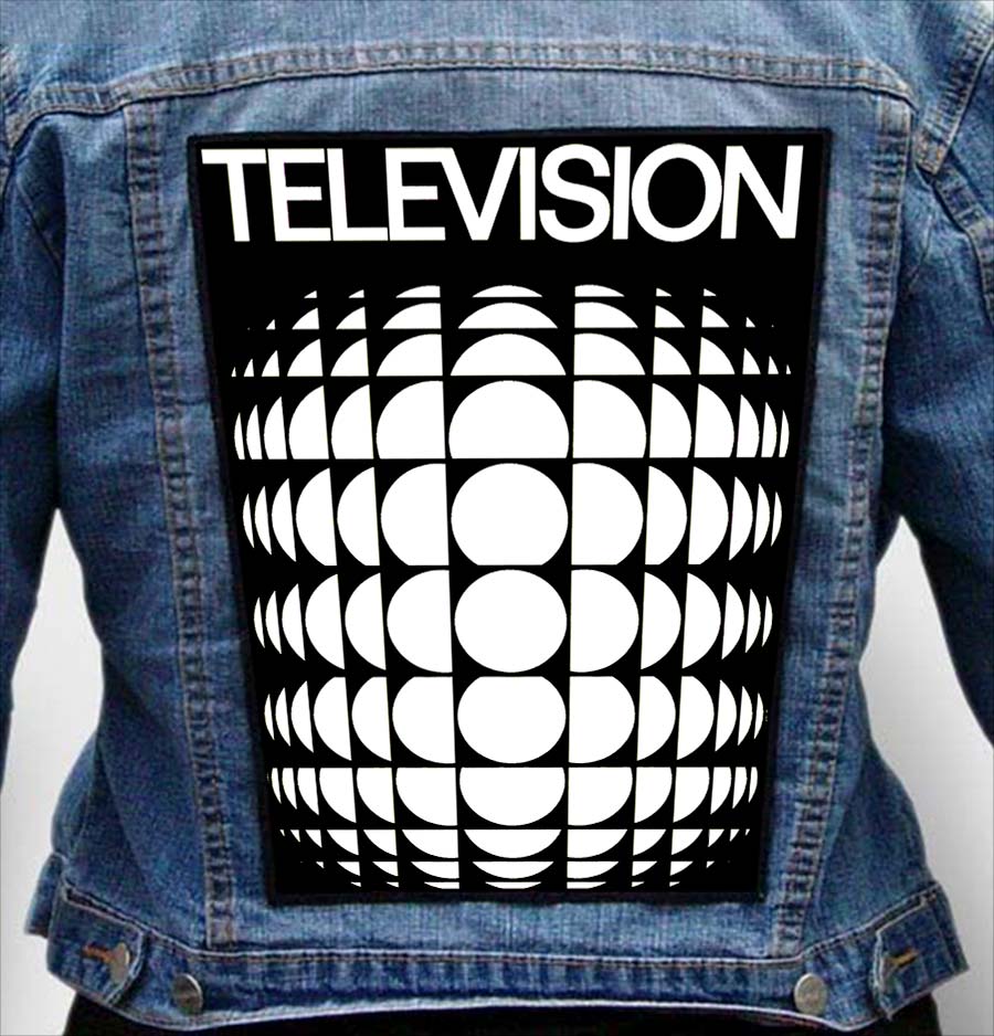 TELEVISION BAND 4 - Photo Quality Printed Back Patch