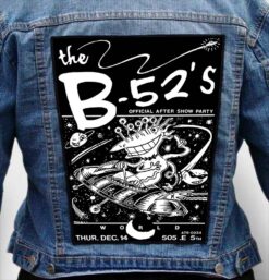 The B 52s 2 - Photo Quality Printed Back Patch