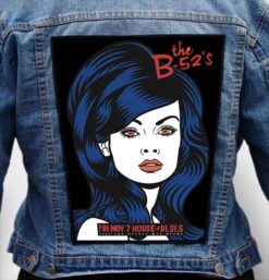 The B 52s 9 - Photo Quality Printed Back Patch