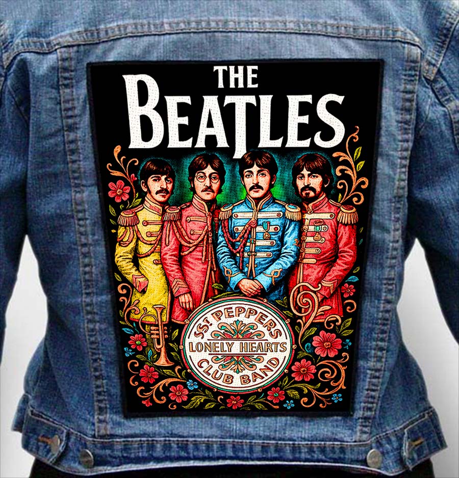 The Beatles 19 - Photo Quality Printed Back Patch