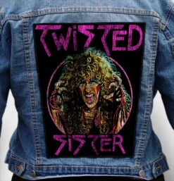 Twisted Sister 2 - Photo Quality Printed Back Patch
