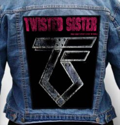 Twisted Sister 6 - Photo Quality Printed Back Patch