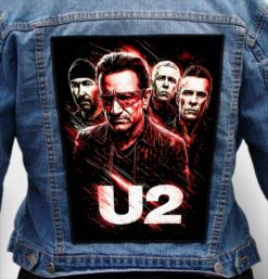 U2 68 - Photo Quality Printed Back Patch