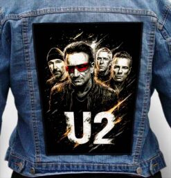 U2 69 - Photo Quality Printed Back Patch