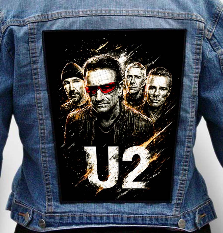 U2 69 - Photo Quality Printed Back Patch