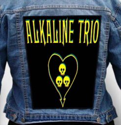 alkaline trio 12 - Photo Quality Printed Back Patch