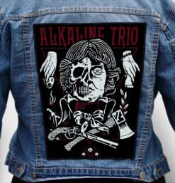 alkaline trio 5 - Photo Quality Printed Back Patch