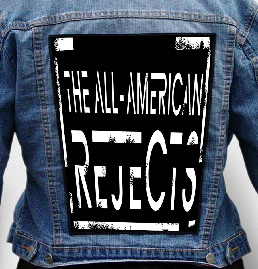 all american rejects 10 - Photo Quality Printed Back Patch