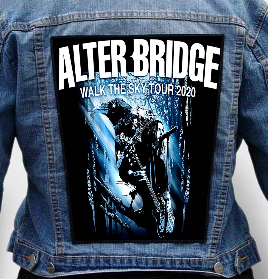 alter bridge 9 - Photo Quality Printed Back Patch