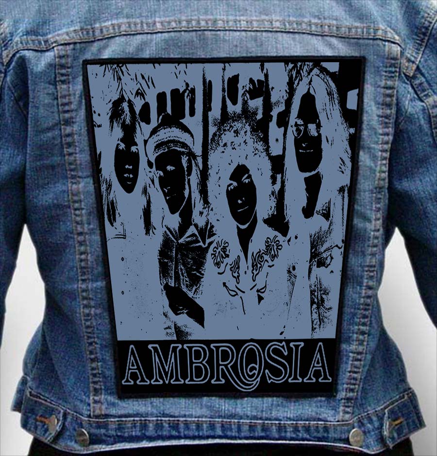 ambrosia band 3 - Photo Quality Printed Back Patch