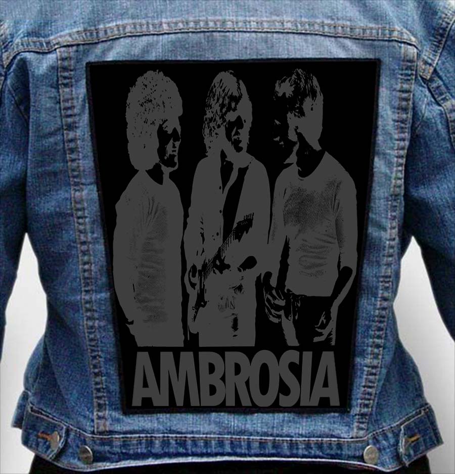 ambrosia band 4 - Photo Quality Printed Back Patch