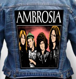 ambrosia band 5 - Photo Quality Printed Back Patch